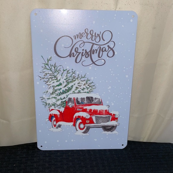 Christmas Decoration “Merry Christmas Ref Truck “All Roads Lead House at Christ - Picture 2 of 5